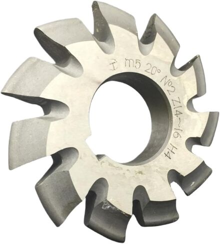 1pc CNC Gear Milling Cutter High Speed Steel Spur Disc 20 Degrees Pressure Angle for Modules 1 1.5 2 2.5 3 4 5 6 8 10(NO.8,M8) in Kuwait