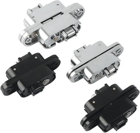 Invisible Door Hinge Concealed 3D Adjustable Hidden Cross Outward Opening Installation 1Pcs in Kuwait
