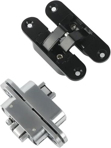 Invisible Door Hinge Concealed 3D Adjustable Hidden Cross Outward Opening Installation 1Pcs in Kuwait
