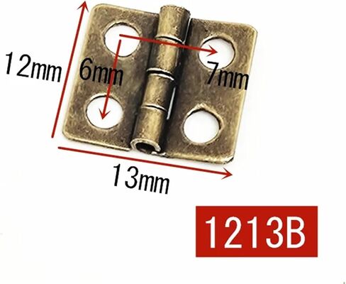 Mini Heavy Duty Case Dollhouse Cabinet Door Small Hinge Furniture Fittings Decoration 20Pcs(Bronze 20pcs) in Kuwait