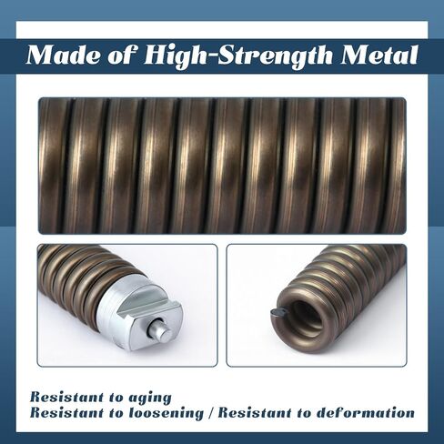 91042 Cable Repair Coupling Compatible with RIDGID K-380 K-400 K-3800 Drain Cleaner Fittings 1/2-Inch Inner Wound Solid Core Drain Cable Coupling, End Repair Connector Twist-On Replacement in Kuwait