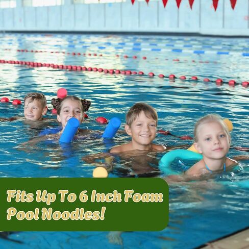 Extra Large Pool Noodle Storage Rack – Rustproof Bronze PVC Pool Float Organizer with Fillable Base for Stability – Outdoor Pool Storage Rack for Noodles & Floats in Kuwait