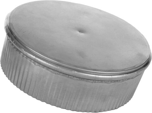 RDP Galvanized Flue Plug with Crimp- 10 inch in Kuwait