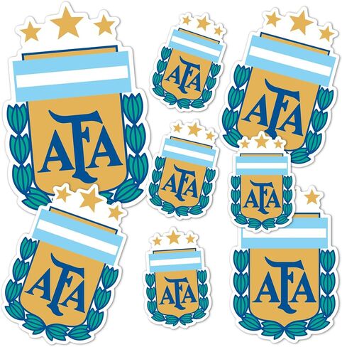 Desert Cactus Argentine Football Association Sticker Decal Vinyl AFA Argentina Albiceleste Soccer Laptop Water Bottle Car Scrapbook (Type 3-1) in Kuwait