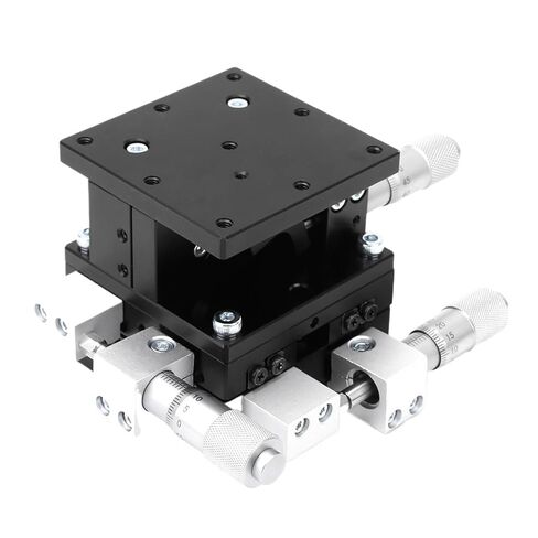 LD60-LM XYZ 3-محاور خطية طاولة منزلق 60x60 مللي متر دليل أفقي الدقة صقل مرحلة التشذيب ضبط انزلاق in Kuwait
