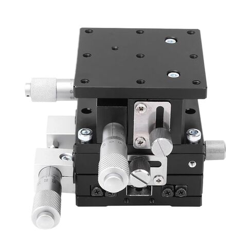 LD60-LM XYZ 3-محاور خطية طاولة منزلق 60x60 مللي متر دليل أفقي الدقة صقل مرحلة التشذيب ضبط انزلاق in Kuwait