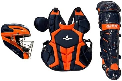 All-Star Axis Pro S7 Intermediate Navy/Orange Catcher's Kit in Kuwait