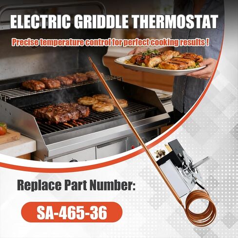 SA-465-36 ترموستات الشواية الكهربائية متوافق مع Star 2T-Z5958 MFG 2T-Z5958 MFG Z5958 AllPoints 46-1368، درجة الحرارة 100F-450F in Kuwait