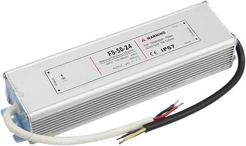 Led Driver Waterproof Switching Power Supply Adapter,AC170-260V to DC12V 50W Waterproof Outdoor IP67 Led Strip Lamp(15V) in Kuwait