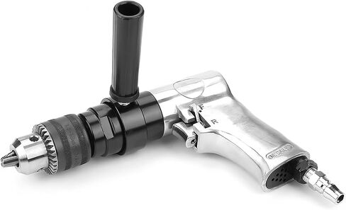 Qinlorgo Air Tool Drillpistol Drills, KP-554 1/2 Type CW CCW Air Drill Pneumatic Drilling Tool 700rpm, Handle Type Reversible Variable Speed Drilling Engraving Grinder in Kuwait