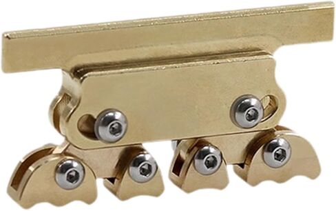 Guitar Fractal Fret Press Repair Tool, Auto Caul Luthier Repair Tool, Sturdy Accessory Adjustable Compact Size Brass Fits 6-25'' Fingerboards in Kuwait