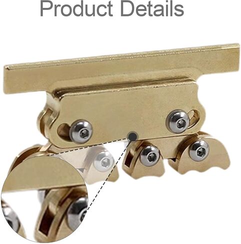 Guitar Fractal Fret Press Repair Tool, Auto Caul Luthier Repair Tool, Sturdy Accessory Adjustable Compact Size Brass Fits 6-25'' Fingerboards in Kuwait