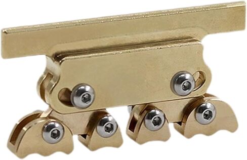 Guitar Fractal Fret Press Repair Tool, Auto Caul Luthier Repair Tool, Sturdy Accessory Adjustable Compact Size Brass Fits 6-25'' Fingerboards in Kuwait