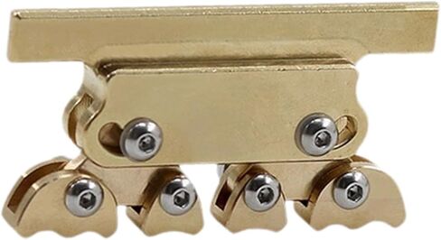 Guitar Fractal Fret Press Repair Tool, Auto Caul Luthier Repair Tool, Sturdy Accessory Adjustable Compact Size Brass Fits 6-25'' Fingerboards in Kuwait
