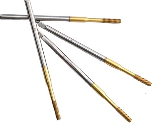 1PC HSSE-M42 JIS Standard Long Shank 80L 100L 120L 150L Roll Forming Tap M1.6 M2 M3-M5 M6 M8 Machine Screw Thread Taps(Without Coating,M5X0.8X80L) in Saudi Arabia