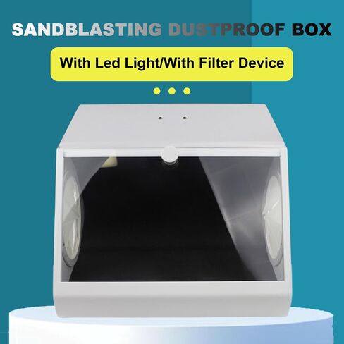Sandblasting Cabinet with Large Window, Dust-Free Design for Enhanced Sandblasting Protection, Ideal for Efficient Abrasive Blasting in Workshop or Garage in Kuwait
