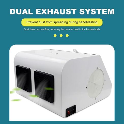 Sandblasting Cabinet with Large Window, Dust-Free Design for Enhanced Sandblasting Protection, Ideal for Efficient Abrasive Blasting in Workshop or Garage in Kuwait