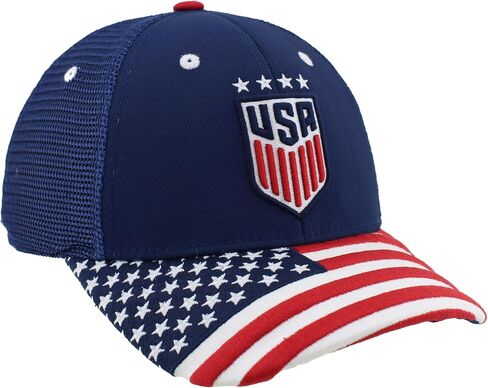 U.S. Soccer Officially Licensed USWNT Adjustable Snapback Hat Patriotic in Kuwait