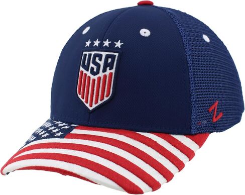 U.S. Soccer Officially Licensed USWNT Adjustable Snapback Hat Patriotic in Kuwait