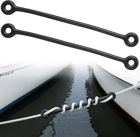 2 حزمة 19.5 بوصة قارب Snubber حوض خط امتصاص الصدمات البحرية قارب رسو خط المطاط snubbers الثقيلة مرنة البحرية بنجي ل 7/16 "-5/8" (12-16 مللي متر) تقليل تأثير الضوضاء رباط آمن in Kuwait