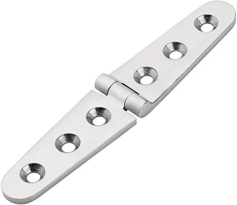 4pcs 30x152mm 316 Stainless Steel Door Strap Hinge with 6 Holes Mirror Polish Marine Boat Hardware Casting in Kuwait