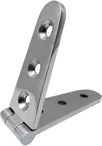4pcs 30x152mm 316 Stainless Steel Door Strap Hinge with 6 Holes Mirror Polish Marine Boat Hardware Casting in Kuwait