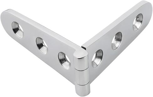4pcs 30x152mm 316 Stainless Steel Door Strap Hinge with 6 Holes Mirror Polish Marine Boat Hardware Casting in Kuwait