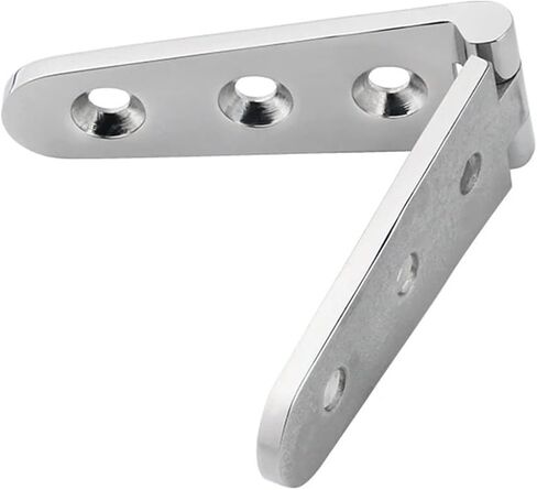 4pcs 30x152mm 316 Stainless Steel Door Strap Hinge with 6 Holes Mirror Polish Marine Boat Hardware Casting in Kuwait