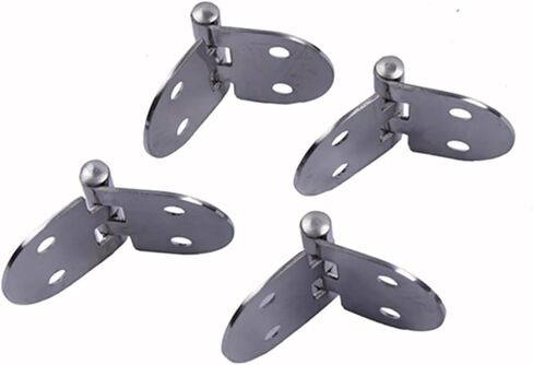 4pcs 3" X 1.5" Stainless Steel Butterfly Hinges Boat Accessories Marine Hardware for Door/Cabinet/Table in Kuwait