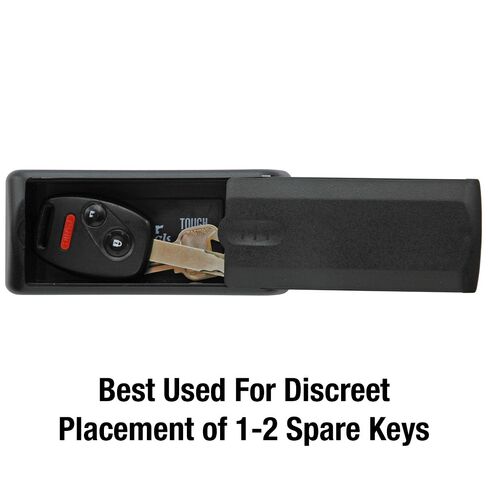 Master Lock 207D Magnetic Key Holder, 1-2 Key Capacity, Black (Pack of 2) in Kuwait