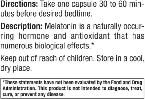 Melatonin 60mg | High Dosage Melatonin in Easy-to-Swallow Capsules | Vegan, Non-GMO & Gluten-Free | US-Made Extra Strength (Single) in Kuwait