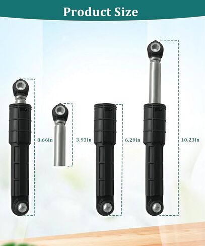 5304485917 Washer Shock Absorber Kit Fits For Frigidaire Electrolux Kenmore,Replaces 131268200,134560400,134999000,5304467357,134999010,134560410 Washing Machine Damper Assembly in Kuwait
