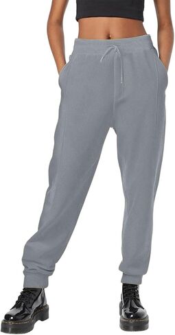 Petite Sweatpants For Women Baggy Plus Size Drawstring Cinch Bottoms Lightweight Athletic Joggers With Pockets in Kuwait
