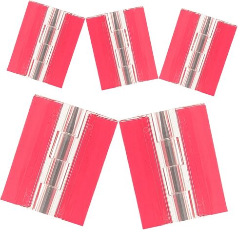 5pcs Self-Adhesive Hinges for Cabinet Doors Style Satin Continuous Hinge in Kuwait