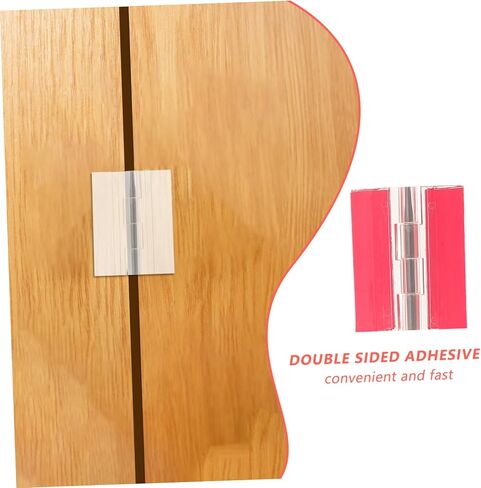 5pcs Self-Adhesive Hinges for Cabinet Doors Style Satin Continuous Hinge in Kuwait