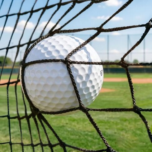 Golf Practice Net,10Ft,15Ft,20Ft,30Ft, 40Ft Sports Practice Barrier Net, Heavy Duty Hitting Net for Golf, Baseball, Hockey, Soccer and More Sports in Kuwait