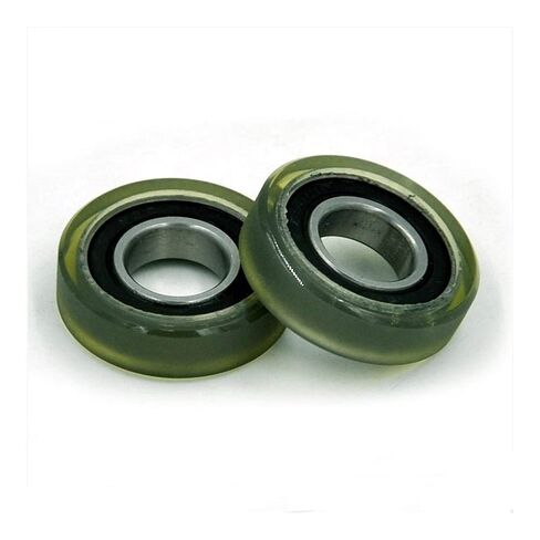 Power Transmission Products PU 6901 Polyurethane Covered Bearing 12x28x8mm Shaft 12mm PU690128-8 Urethane Cover 2Pcs Bearings PU6901 Ball in Kuwait