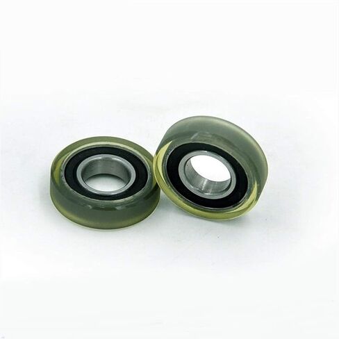 Power Transmission Products PU 6901 Polyurethane Covered Bearing 12x28x8mm Shaft 12mm PU690128-8 Urethane Cover 2Pcs Bearings PU6901 Ball in Kuwait