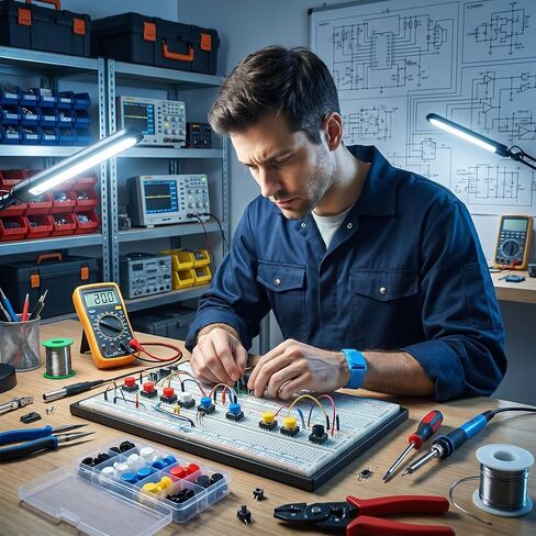 مجموعة مفاتيح الضغط على زر اللمس 50 قطعة | 4 دبوس SMD PCB اللباقة التبديل مع 5 قبعات زر اللون (5 قطع لكل منهما) 12x12x10.5 ملم أزرار دفع اللمس للإلكترونيات in Kuwait