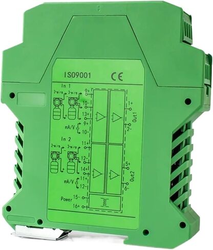 DC24V 0-10V Analog DC Signal Isolation 4-20mA 0-5V 0-20mA 1-5V Galvanic Signal Isolator DC24V AC220V Signal Splitter 1 in 2 Out(1 in 4 Out,Input 0-20MA_-_1-5V) in Kuwait