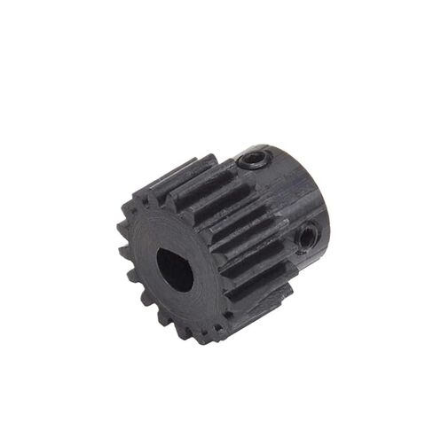 Steel Heavy Duty Motor Pinion Gear 1pcs Spur Gear D Shape Bore 10x9.5 1M 15-30T Carbon Steel Blackening(1M 16T -1pcs) in Kuwait