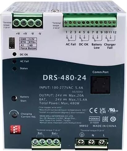 DRS-480-36 قوة أمان الكل في واحد 480 وات DRS-480 36 فولت 10.2 أمبير in Kuwait