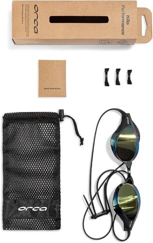 ORCA 2026 Goggles Killa Performace| Ergonomic Design Gold Mirror in Kuwait