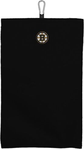 NORTHWEST Boston Bruins NHL Team Logo Micro Fiber Tri-Fold Golf Towel 16 x 24 Inches in Kuwait