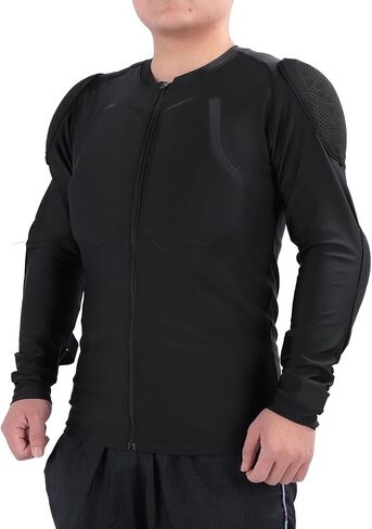 Diyeeni دراجة نارية درع قميص تنفس Sweatproof سترة درع كامل الجسم، الكتف الصدر الخلفي الكوع الحرس معدات واقية للتزلج على المنحدرات سباق ركوب الدراجات التزلج، صدمات in Kuwait
