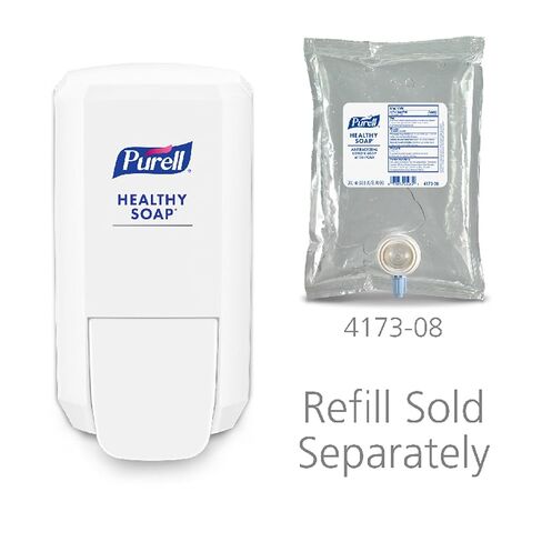 صابون لوشن مضاد للبكتيريا من Gojo® HEALTHY SOAP PCXM - 33.8 أونصة سائلة (1000 مل) - يقتل الجراثيم - لليدين والبشرة - مضاد للبكتيريا - شفاف - قابل لإعادة التعبئة، خالي من التريكلوسان in Kuwait