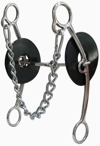 AJ Tack Long Shank Lifter Gag Bit, 5 in Sweet Iron, 8 in in Kuwait