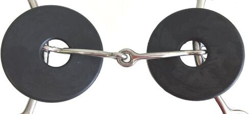 AJ Tack Long Shank Lifter Gag Bit, 5 in Sweet Iron, 8 in in Kuwait