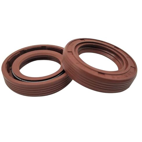 Unifizz Fluorine Rubber Oil Seal 15mm Inner Dia 30mm OD 8mm Thick TC Rubber Cover Double Lip Seals for Mechanical Motive Axle Shaft, Jujube Red 2 PCS in Kuwait