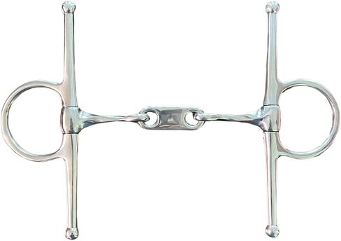 AJ Tack Twisted Stainless Steel Dr. Bristol Full Cheek Snaffle in Kuwait